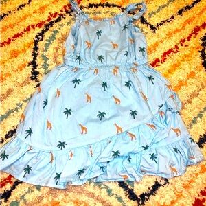 Janie and Jack Blue Sundress with Spaghetti Straps